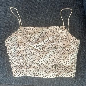 L.A hearts ruffled tank blouse